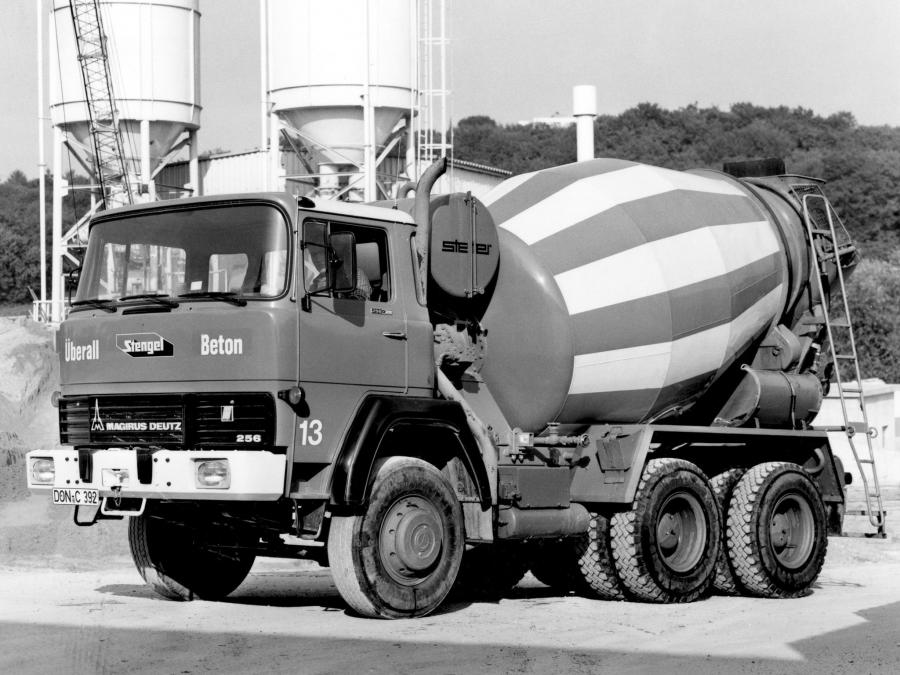 Magirus-Deutz 256 D 26 FB Betonmischer Stetter 1974 года  (фото 2 из 3)